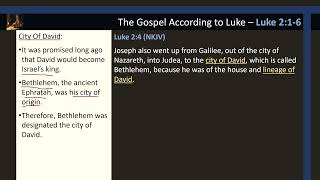 Luke 216 The Census [upl. by Atinaej]