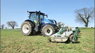 Major Cyclone Mower at New Shoots Farm in Suffolk [upl. by Okihsoy]