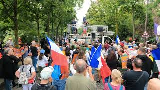 Manifestation Macron Destitution à place Denfert Rochereau à Paris le 31 Aout 2024  Sylvain [upl. by Yesima]