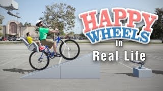 Live Action HAPPY WHEELS  Irresponsible Dad in Real Life [upl. by Ellecrad507]