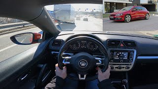 2013 Volkswagen Scirocco 14 TSI POV Test Drive DRIVEWAVE1 [upl. by Nahej]