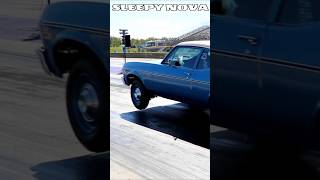 SLEEPER 72 NOVA BIG BLOCK CALIFORNIA CAR shorts car dragrace sleep wheelie chevy [upl. by Ledif]