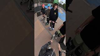 BRIFLIP ON EVERY SCOOTER🛴 scooters skatepark pov scootering challenges fyp [upl. by Je812]