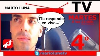 Mario Luna Directo IV 2100H  ¿Cómo me comporto con su novio delante [upl. by Hcirteid591]