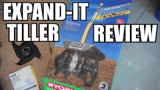 Ryobi Tiller Cultivator Expandit Attachment Review [upl. by Trab]