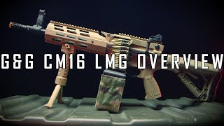 POLYMER LMG  GampG CM16 LMG Combat Machine  Airsoft GI [upl. by Melany]