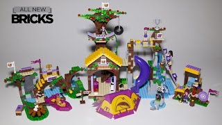 Lego Friends 41122 Adventure Camp Tree House with Rafting and Archery [upl. by Azilanna655]