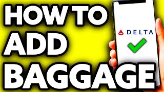 How To Add Baggage in Delta Airlines Very Easy [upl. by Randie]