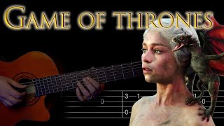 Game Of Thrones Guitar Tab  Ramin Dhawadi Masterpiece [upl. by Most]