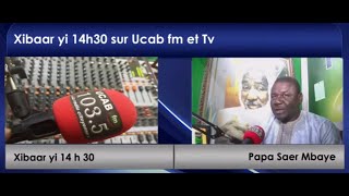 Xibaar yi 20h du mardi 19 novembre 2024 sur Ucab fm et Tv avec Papa Saer Mbaye [upl. by Madella]