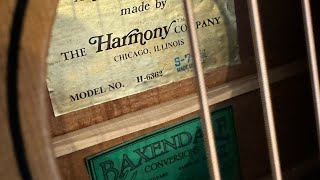 Baxendale Conversions New Old Green Tech Guitars at Prices Musicians Can Afford Harmony H6362 [upl. by Aredna]