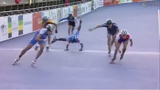 Heerde 2018  World Championships  Final 1000mts Track Junior Men [upl. by Nanaek902]