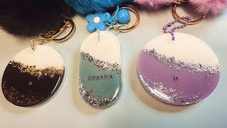 How to Make Stunning Epoxy Resin Keychains StepbyStep Tutorial [upl. by Ttezzil]