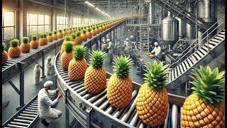 MindBlowing Pineapple Harvest amp Processing Watch Farmers Expert Techniques [upl. by Calesta]