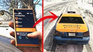 ¿Que Pasa si Envías un Taxi a North Yankton GTA 5 Misterio [upl. by Rede]