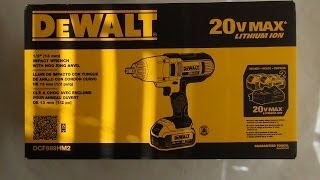 Tool review of the 12 inch Dewalt 20v cordless impact gun DCF889HM2 [upl. by Ehsiom]