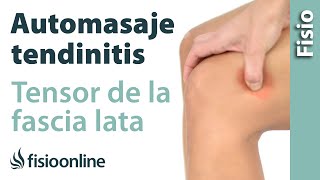 Tendinitis del músculo tensor de la fascia lata  Automasaje para su tratamiento [upl. by Rhea]