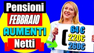 PENSIONI FEBBRAIO 👉 CALCOLI AUMENTI NETTI RIFORMA IRPEF 2024❗️CHI LI RICEVE E GLI IMPORTI VERI 📊 [upl. by Alaster]