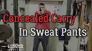 Concealed Carry In Sweat Pants  The Best Option [upl. by Aicarg]