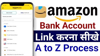 Amazon me bank account kaise add kare 2024  amazon add bank account [upl. by Idahs]