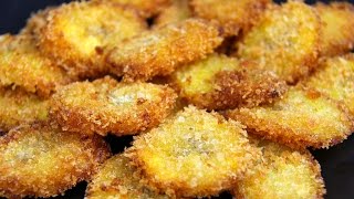 Panko Crusted Fried Plantains  BONUS Recipe  CaribbeanPot com [upl. by Rickart]