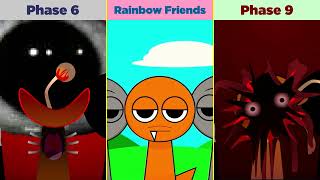 Phase 6 vs Rainbow Friends vs Phase 9 in Incredibox Sprunki [upl. by Ailene]