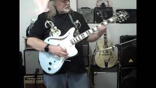 Playing Link Wray on a DAngelico Bedford SH [upl. by Attirehs274]