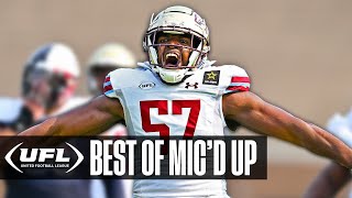 Best Micd Up Moments of Week 9  UFL [upl. by Anirdna]