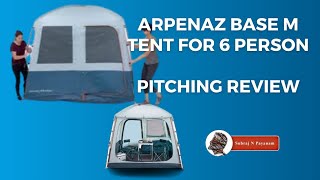 How to fold Arpenaz Base M  6person Camping Living Room [upl. by Eceinaj]