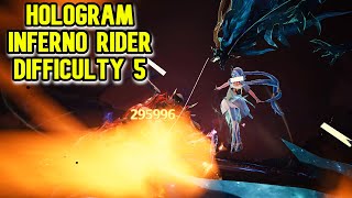 Tactical Hologram Inferno Rider Difficulty 5  Jinhsi Showcase  Wuthering Waves v13 [upl. by Acirt]