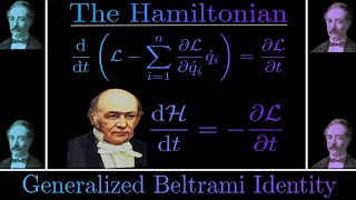 Deriving the Hamiltonian  A generalization of Beltramis Identity [upl. by Alana]