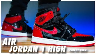 Air Jordan 1 High OG Patent Bred [upl. by Liagabba]