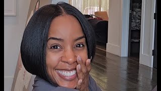 My honest review about Beyonces new haircare line as I try it on Kelly Rowland 🤍 [upl. by Acceb]