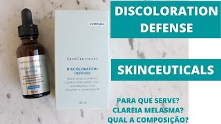 Discoloration Defense da SkinCeuticals é bom Clareia melasma Resenha [upl. by Ardnuasal]