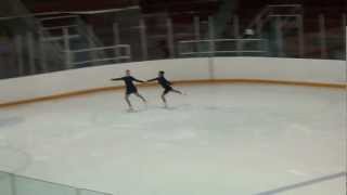 Junior Bronze Ice Dance TestThe Swing Dance [upl. by Pubilis26]