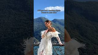 My wedding in Lake Como☁️💍 lakecomo wedding weddings makeuptutorial weddinginspiration [upl. by Allare417]