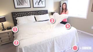 How to Fold A Fitted Sheet How to Keep Linens Clean amp Organized Clean My Space [upl. by Han]