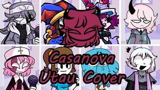 Casanova but Different Characters Sing It FNF Casanova but Everyone Sings It  UTAU Cover [upl. by Iveson]