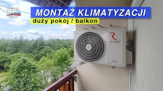 Klimatyzacja do mieszkania Rotenso Ukura U35X montaż w bloku w Nisku [upl. by Oinimreh]