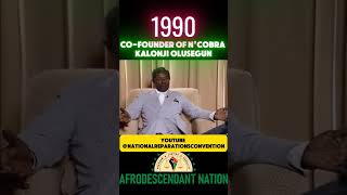 Kalonji olusegun Cofounder NCOBRA afrodescendantorg [upl. by Ambie]