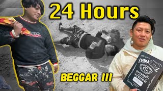 24 HOURS BEGGAR CHALLENGE FLOP  SMARTPHONE GIFT  DHARAN KO KOSELI [upl. by Beaumont]