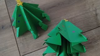 tutorial na choinkę z papieru 🎄 [upl. by Tat]