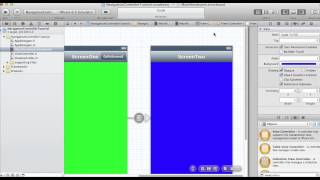 Navigation Controller Using Storyboard Tutorial  Xcode 45 [upl. by Nehtan]