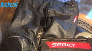 SEDICI Corsa leather pants review [upl. by Bearce]