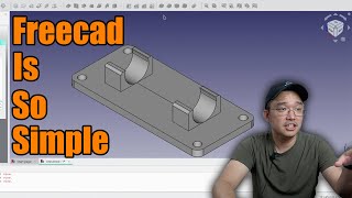 Learning FreeCad with These Basic Steps [upl. by Lewie]