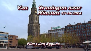 Van Groningen naar Winsum 17 10 2024 [upl. by Arihday]