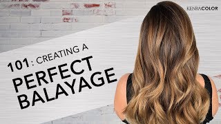 101 Learning the Basics of Balayage  Kenra Color [upl. by Dorehs]