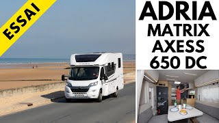 Super Essai Adria Matrix Axess 650 DC [upl. by Bundy557]