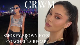 Smokey Brown Eyes Makeup amp Coachella Recap [upl. by Beore]