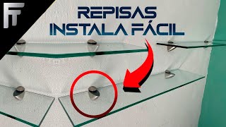 🔥Repisas de vidrio Templado Aprende a instalar repisas de lujo como negocio 🔥 [upl. by Airec568]